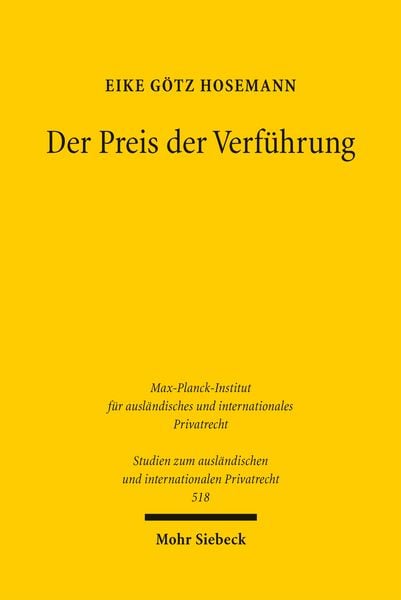 Produktbild: Hosemann, E: Preis der Verf&uuml;hrung