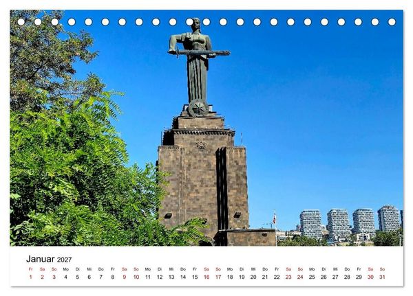 Produktbild: Faszination Armenien (Tischkalender 2027 DIN A5 quer), CALVENDO Monatskalender