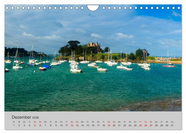 Produktbild: Die Sch&ouml;nheit der Bretagne (Wandkalender 2026 DIN A4 quer), CALVENDO Monatskalender