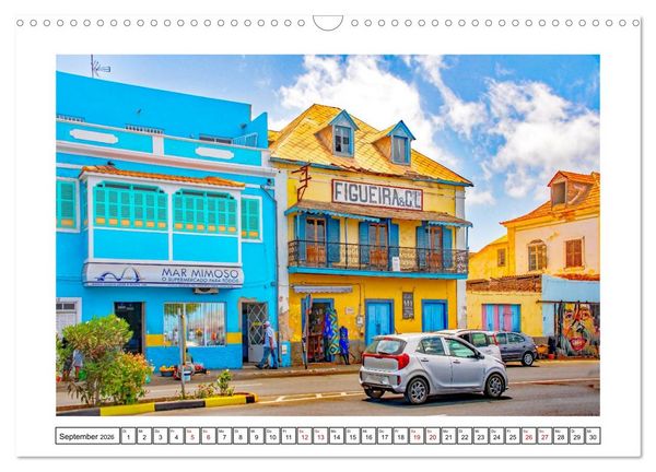Produktbild: Mindelo - malerisches Reiseziel (Wandkalender 2026 DIN A3 quer), CALVENDO Monatskalender