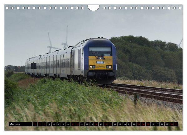 Produktbild: Die Marschbahn (Wandkalender 2026 DIN A4 quer), CALVENDO Monatskalender