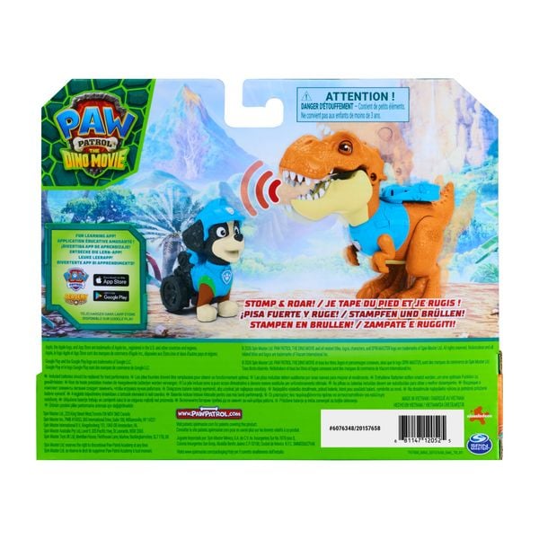 Produktbild: PAW Patrol: Der Dino Film, Roaring Pups, Rex-Figur & T-Rex-Dino Timmy