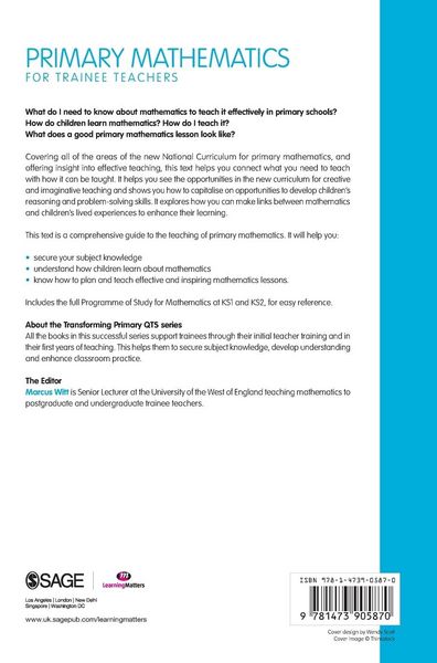Produktbild: Primary Mathematics for Trainee Teachers