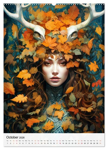 Produktbild: Femme Finesse (High Quality Premium Wall Calendar 2026 DIN A2 portrait),CALVENDO 12 Month Wall Calendar