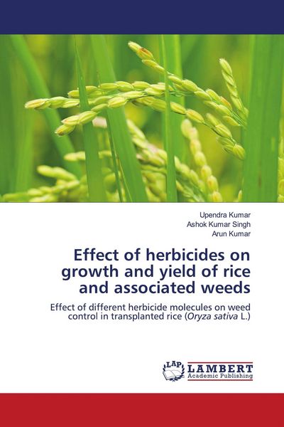 Produktbild: Effect of herbicides on growth and yield of rice and associated weeds