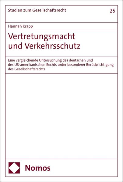 Produktbild: Vertretungsmacht und Verkehrsschutz
