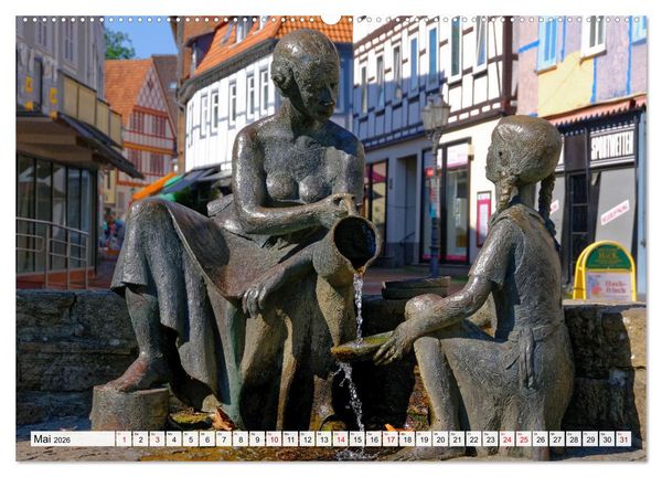 Produktbild: Hofgeismar - Dornr&ouml;schenstadt und Fachwerkh&auml;user (Wandkalender 2026 DIN A2 quer), CALVENDO Monatskalender