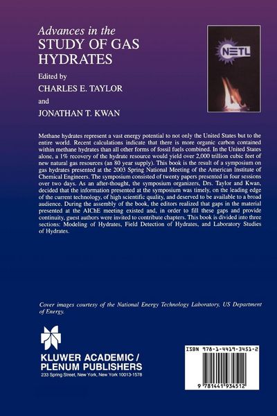 Produktbild: Advances in the Study of Gas Hydrates