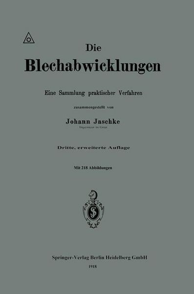 Produktbild: Die Blechabwicklungen