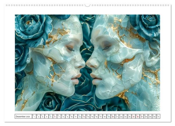 Produktbild: Magische Gesichter (Wandkalender 2026 DIN A2 quer), CALVENDO Monatskalender