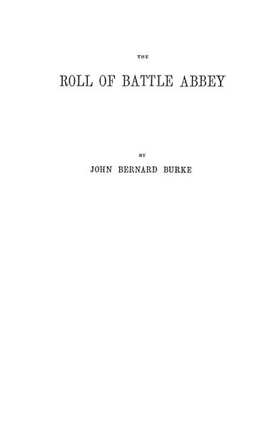 Produktbild: Roll of Battle Abbey