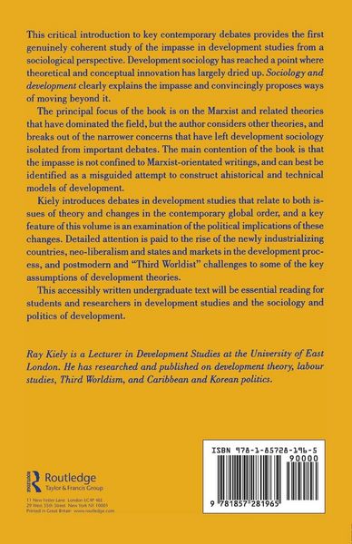 Produktbild: The Sociology Of Development
