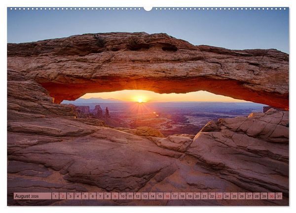 Produktbild: USA S&uuml;dwesten - Atemberaubende Hotspots der Natur (Wandkalender 2026 DIN A2 quer), CALVENDO Monatskalender