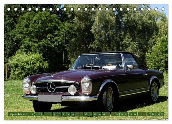 Produktbild: Oldtimer - Fahrzeuge die Geschichte schrieben (Tischkalender 2027 DIN A5 quer), CALVENDO Monatskalender