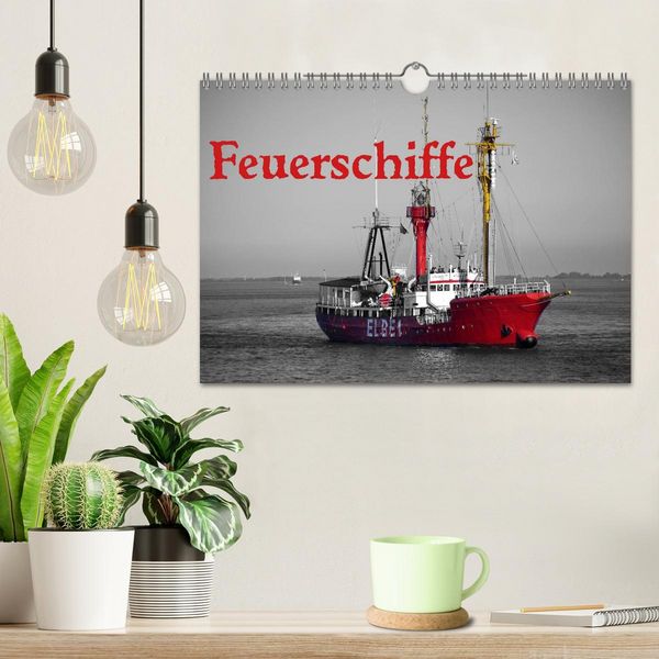 Produktbild: Feuerschiffe (Wandkalender 2026 DIN A4 quer), CALVENDO Monatskalender