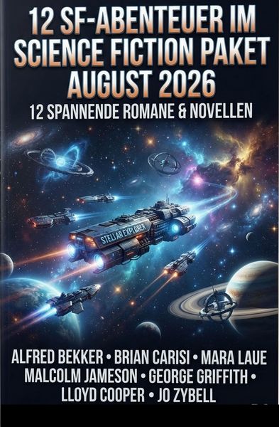 Produktbild: 12 SF-Abenteuer im Science Fiction Paket August 2026