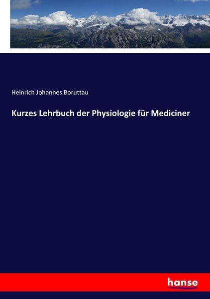 Produktbild: Kurzes Lehrbuch der Physiologie f&uuml;r Mediciner