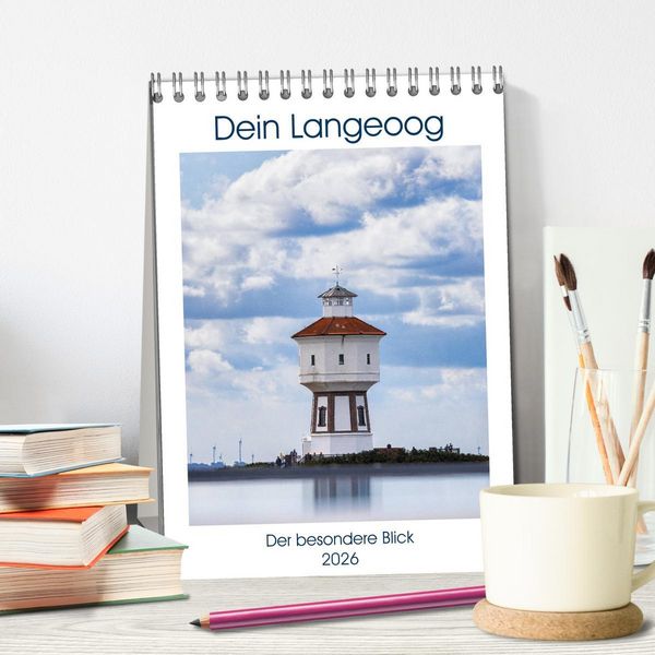 Produktbild: Dein Langeoog - Der besondere Blick (Tischkalender 2026 DIN A5 hoch), CALVENDO Monatskalender