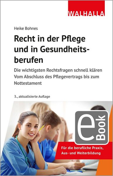 Produktbild: Recht in der Pflege und in Gesundheitsberufen