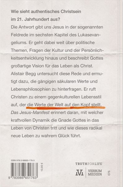 Produktbild: Das Jesus-Manifest