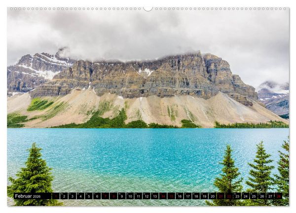 Produktbild: Kanadas Rocky Mountains (hochwertiger Premium Wandkalender 2026 DIN A2 quer), Kunstdruck in Hochglanz