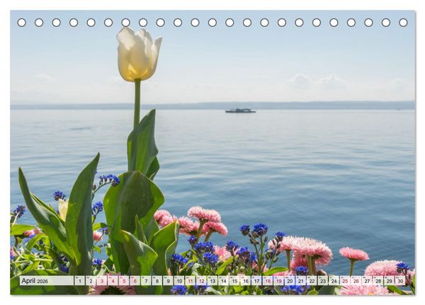 Produktbild: Traumhafter Bodensee (Tischkalender 2026 DIN A5 quer), CALVENDO Monatskalender