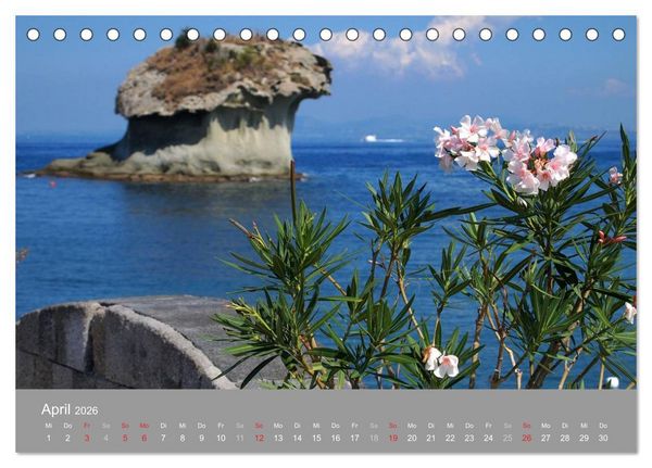 Produktbild: Ischia, die gr&uuml;ne Insel (Tischkalender 2026 DIN A5 quer), CALVENDO Monatskalender