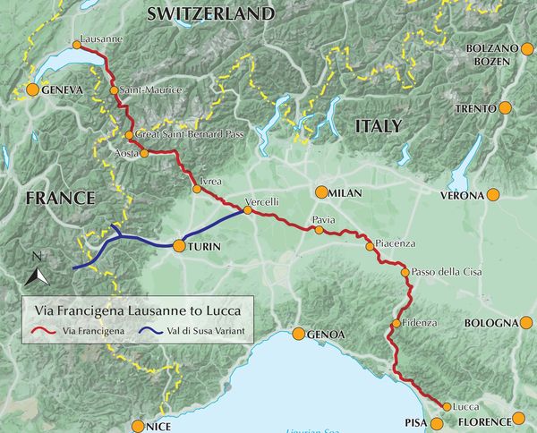 Produktbild: Walking the Via Francigena Pilgrim Route - Part 2