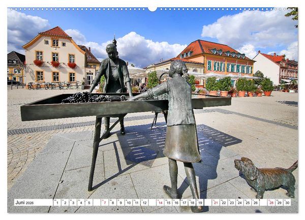 Produktbild: Sommer in Schwetzingen von Karin Vahlberg Ruf und Petrus Bodenstaff (Wandkalender 2026 DIN A2 quer), CALVENDO Monatskalender