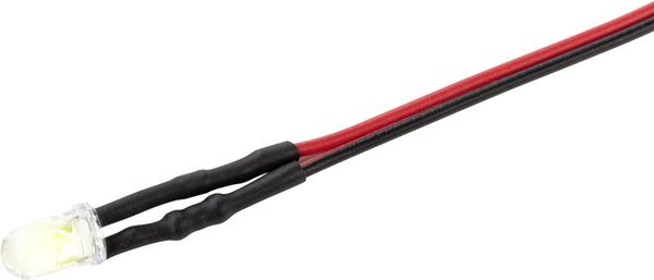 Produktbild: TRU COMPONENTS TC-9323308 LED-Signalleuchte Warmwei&szlig; 12 V/DC 4400 mcd