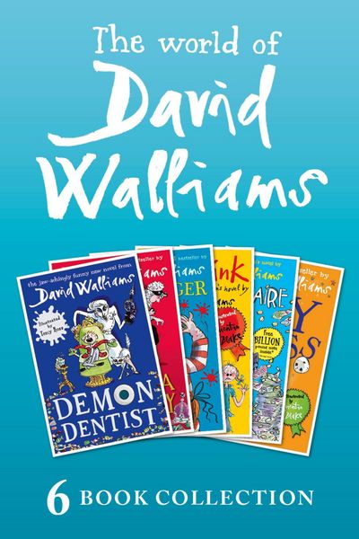 Produktbild: The World of David Walliams: 6 Book Collection (The Boy in the Dress, Mr Stink, Billionaire Boy, Gangsta Granny, Ratburger, Demon Dentist) PLUS Exclus