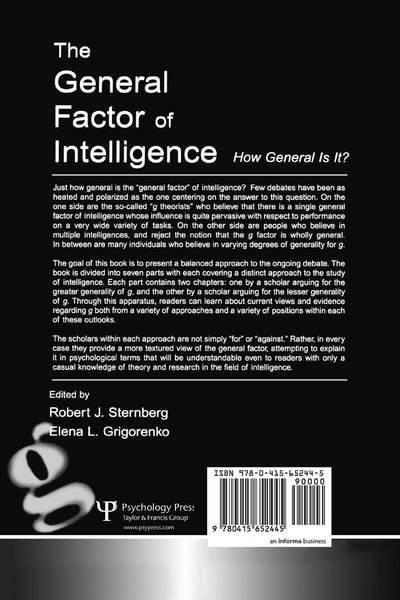 Produktbild: The General Factor of Intelligence
