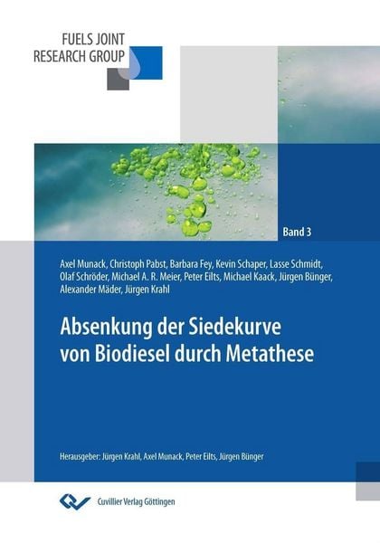Produktbild: Absenkung der Siedekurve von Biodiesel durch Metathese