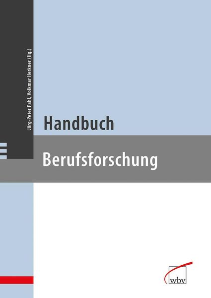 Produktbild: Handbuch Berufsforschung