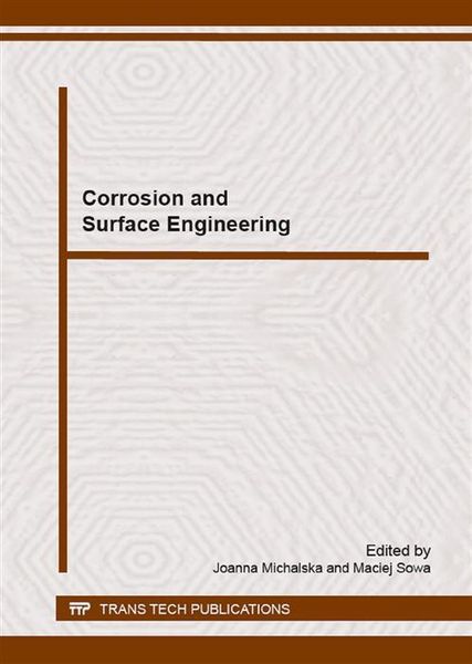 Produktbild: Corrosion and Surface Engineering