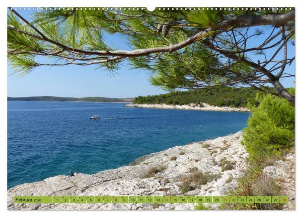 Produktbild: Istrien und Insel Krk - Impressionen eines kroatischen Sommers (Wandkalender 2026 DIN A2 quer), CALVENDO Monatskalender