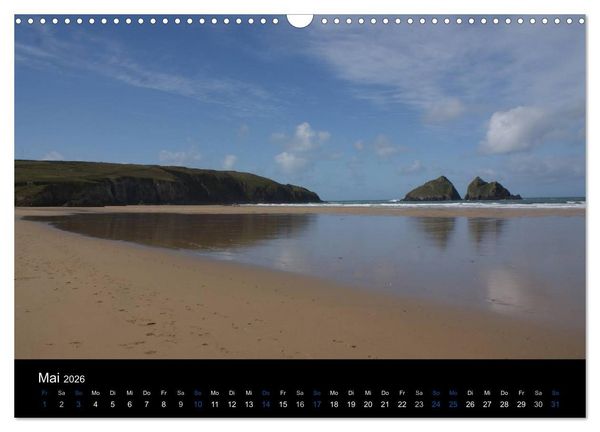 Produktbild: Anblicke und Ausblicke in Cornwall (Wandkalender 2026 DIN A3 quer), CALVENDO Monatskalender