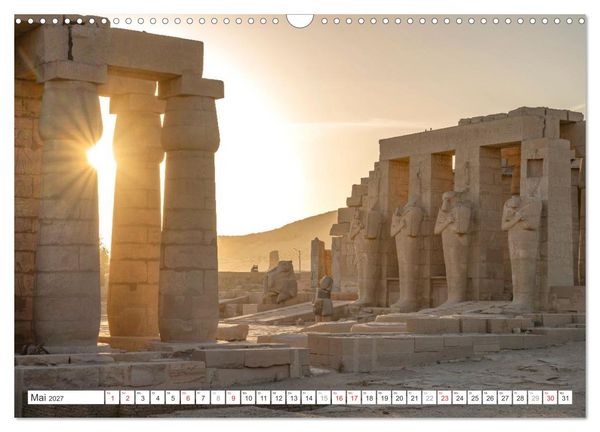 Produktbild: &Auml;gypten - Karnak, die thebanische Nekropole und Luxor (Wandkalender 2027 DIN A3 quer), CALVENDO Monatskalender