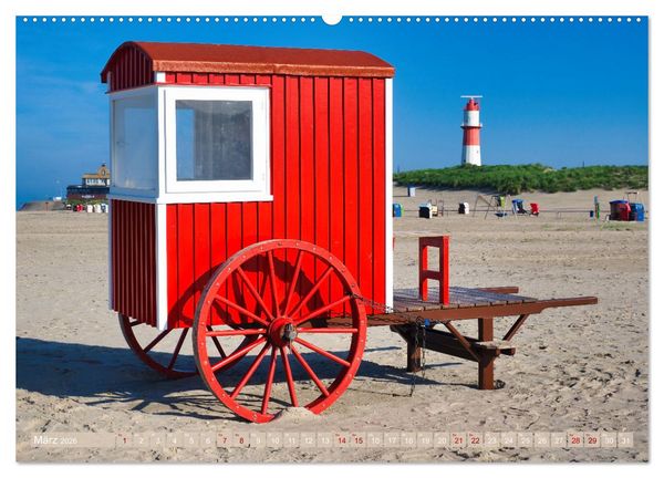 Produktbild: BORKUM Entdeckungen (hochwertiger Premium Wandkalender 2026 DIN A2 quer), Kunstdruck in Hochglanz