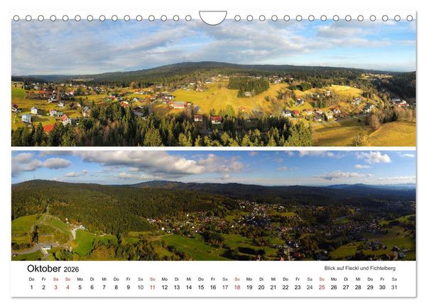 Produktbild: Luftaufnahmen rund um den Ochsenkopf (Wandkalender 2026 DIN A4 quer), CALVENDO Monatskalender