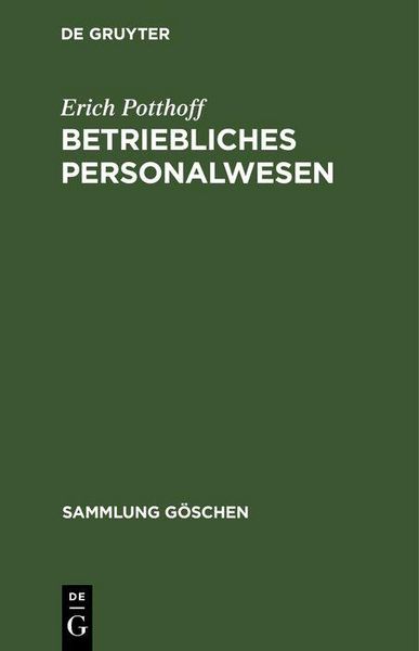 Produktbild: Betriebliches Personalwesen