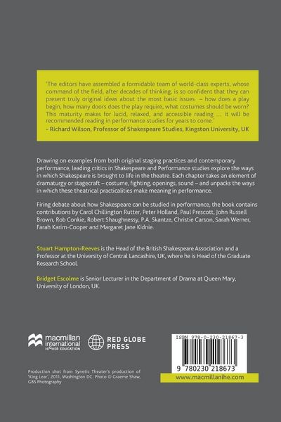 Produktbild: Shakespeare and the Making of Theatre