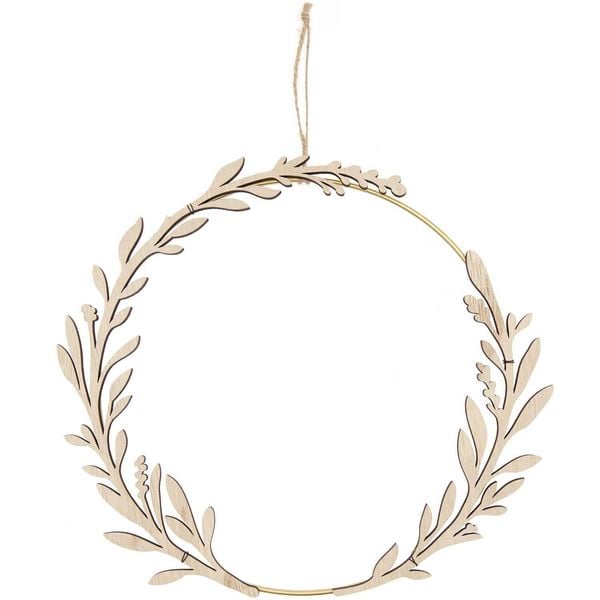 Rankenkranz Holz, Ø 27cm, H 0,5cm