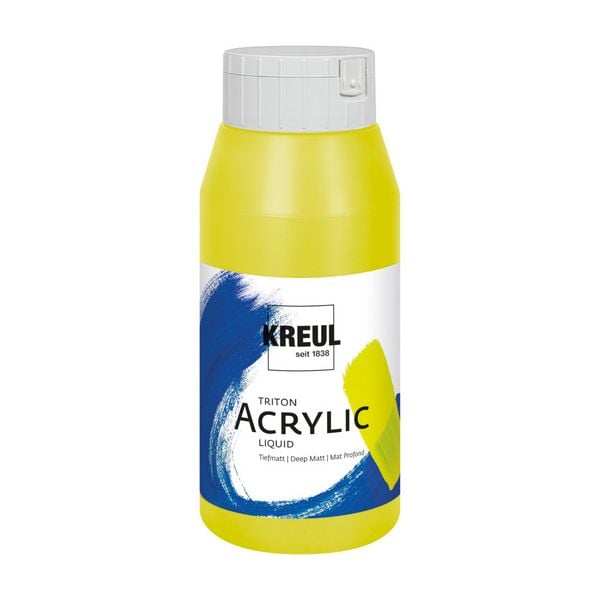 Produktbild: KREUL Triton Acrylic Liquid fr&auml;nkisch hopfengold 750ml