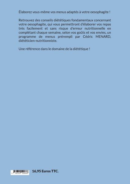 Produktbild: J'&eacute;labore mon planning de menus pour mon oesophagite.