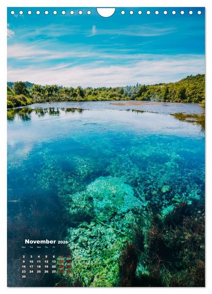 Produktbild: Discover New Zealand (Wall Calendar 2026 DIN A4 portrait), CALVENDO 12 Month Wall Calendar