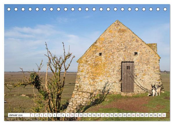Produktbild: Cotentin &ndash; unser St&uuml;ck vom Paradies (Tischkalender 2026 DIN A5 quer), CALVENDO Monatskalender
