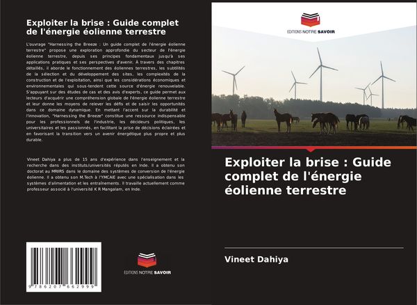 Produktbild: Exploiter la brise : Guide complet de l'&eacute;nergie &eacute;olienne terrestre