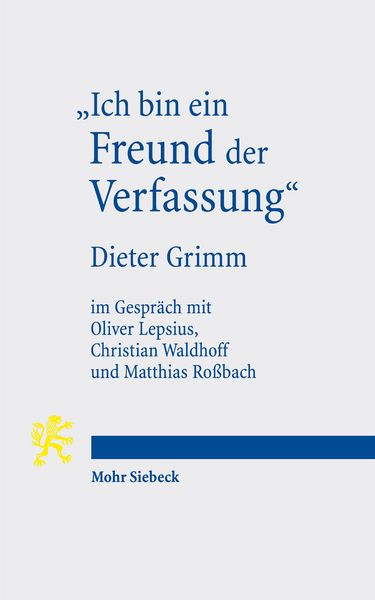 Produktbild: "Ich bin ein Freund der Verfassung"
