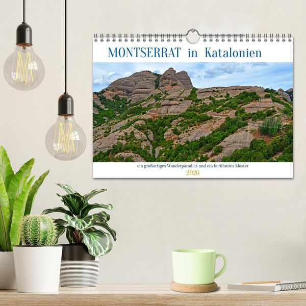 Produktbild: MONTSERRAT in Katalonien (Wandkalender 2026 DIN A4 quer), CALVENDO Monatskalender